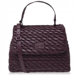 Image of Liu Jo Woven Shoulder Bag - Ruby Wine 9172