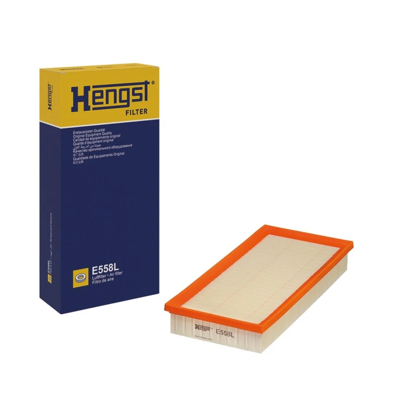 Image of HENGST FILTER E558L Air filter Filter Insert Air Filter (8)