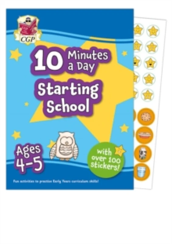 Image of New 10 Minutes a Day Starting School for Ages 4-5 (with over 100 stickers) Paperback / softback
