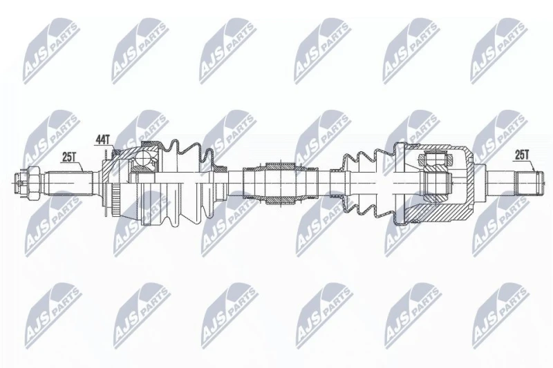 Image of NTY Drive shaft NTY NPW-HY-593
