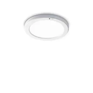Image of AURA Round LED Recessed Downlight White, Motion Sensor, 4000K, Non-Dim