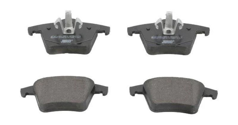 Image of JURID 573236J Brake pad set not prepared for wear warning indicator Brake Pad Set,disc brake (402)