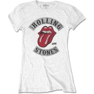Image of The Rolling Stones - Tour 1978 Womens Large T-Shirt - White