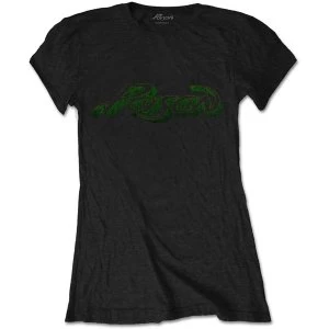 Image of Poison - Vintage Logo Womens Large T-Shirt - Black