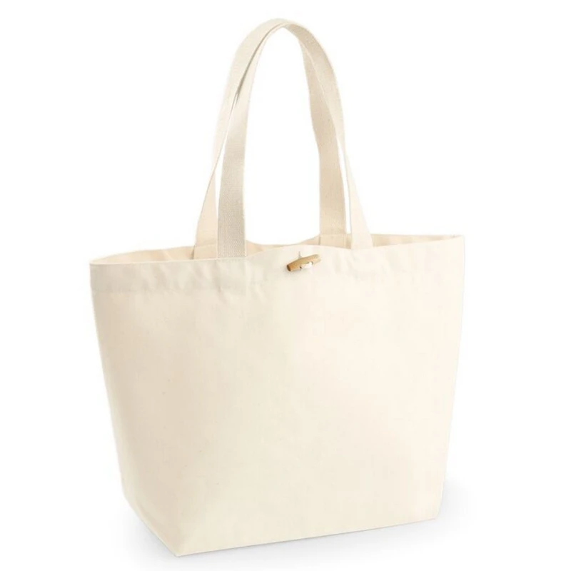Image of Westford Mill Womens Marina Cotton Tote in Natural Natural Female One Size