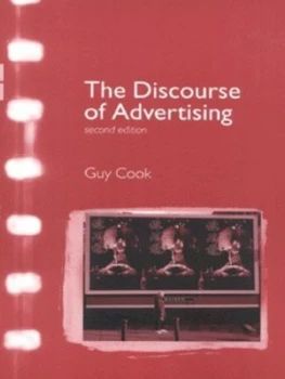 Image of The Discourse of Advertising by Guy Cook Paperback