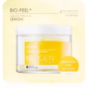 image of Neogen Dermalogy Bio-Peel+ Gauze Peeling Lemon Exfoliating Cotton Pads with Brightening and Smoothing Effect 8 pc