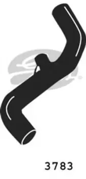 Image of Curved Radiator Hose 360mm X 33 Gates 3783