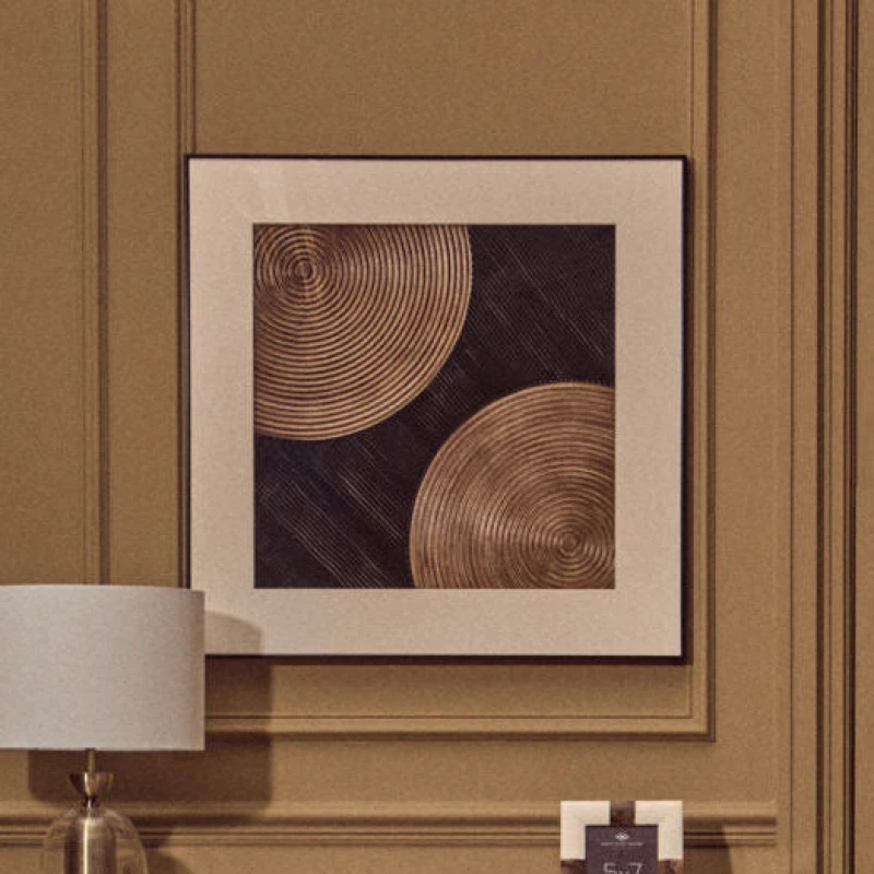 Image of Orsina Black and Brown Wall Art Nason