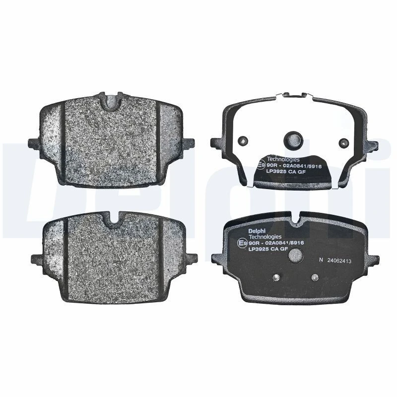 Image of DELPHI Brake pad set DELPHI LP3925