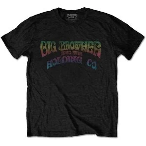 Image of Big Brother & The Holding Company - Vintage Logo Unisex Large T-Shirt - Black