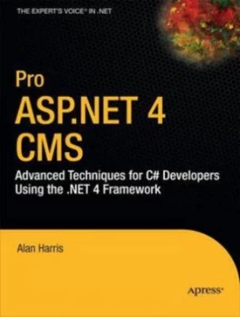 Image of Pro Asp.Net 4 Cms by Alan Harris Book