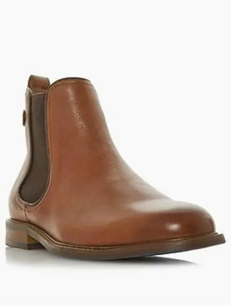 image of Dune London Character Chelsea Boot - Brown, Tan, Size 9, Men Tan TMNDH Male 9