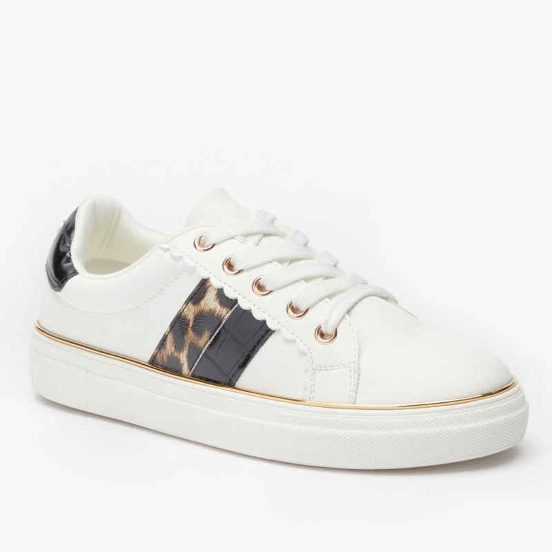 Image of Be You Girls Leopard Trainers - Multi Multi 1