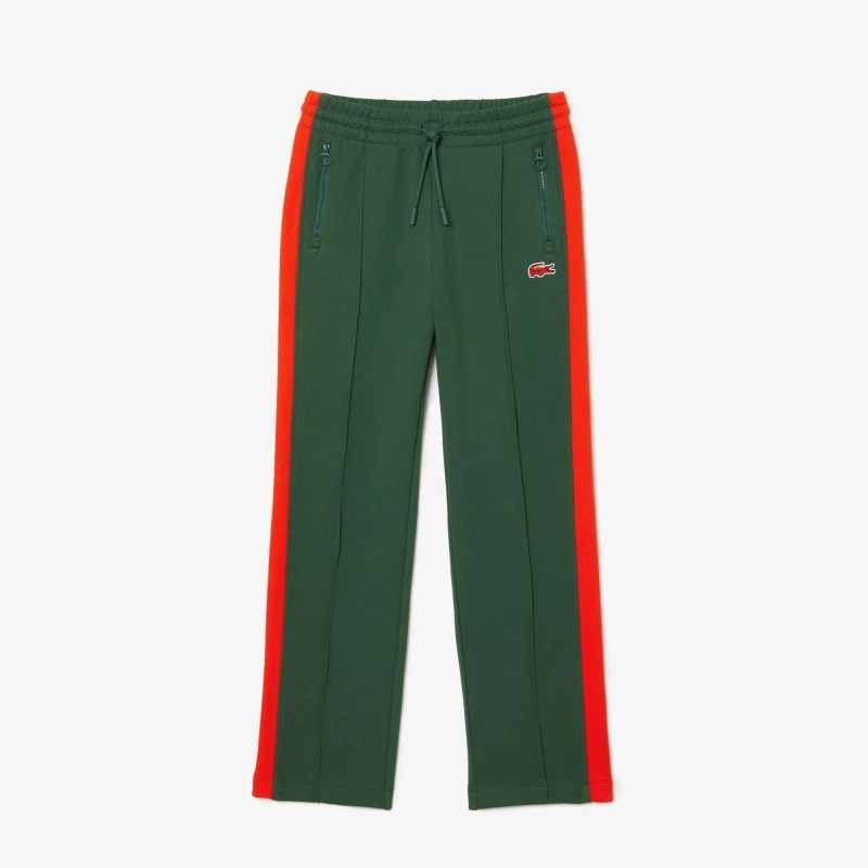 Image of Lacoste Womens Closed Hem Woven Tracksuit Joggers Sequoia/Sunrise female 4 (32)