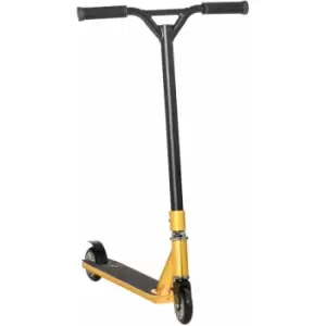 Image of Stunt Scooter Entry Level Tricks Scooter for 14+ Beginners, Gold - Homcom