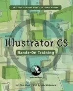 Image of abobe illustrator cs hands on training includes exercise files and demo mov