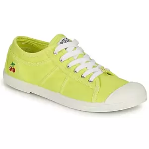 Image of Le Temps des Cerises BASIC 02 womens Shoes Trainers in Yellow,4,4.5,6