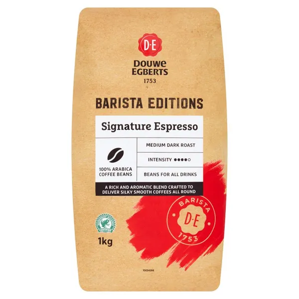 image of Douwe Egberts Barista Edition Signature Espresso Beans Coffee 1kg