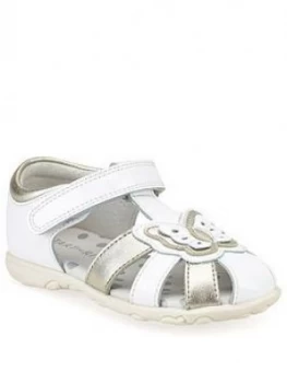 Start-rite Girls Charm Sandals - White, Size 7.5 Younger