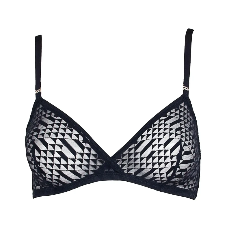 Image of Huit Womens non-wired bra Huit Garconne Noir Female 90B
