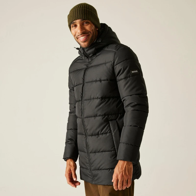 Image of Regatta Regatta Men Lakiver' Padded Jacket in Jet Black Size: 4X-Large Jet Black 4XL Male 5063019892276