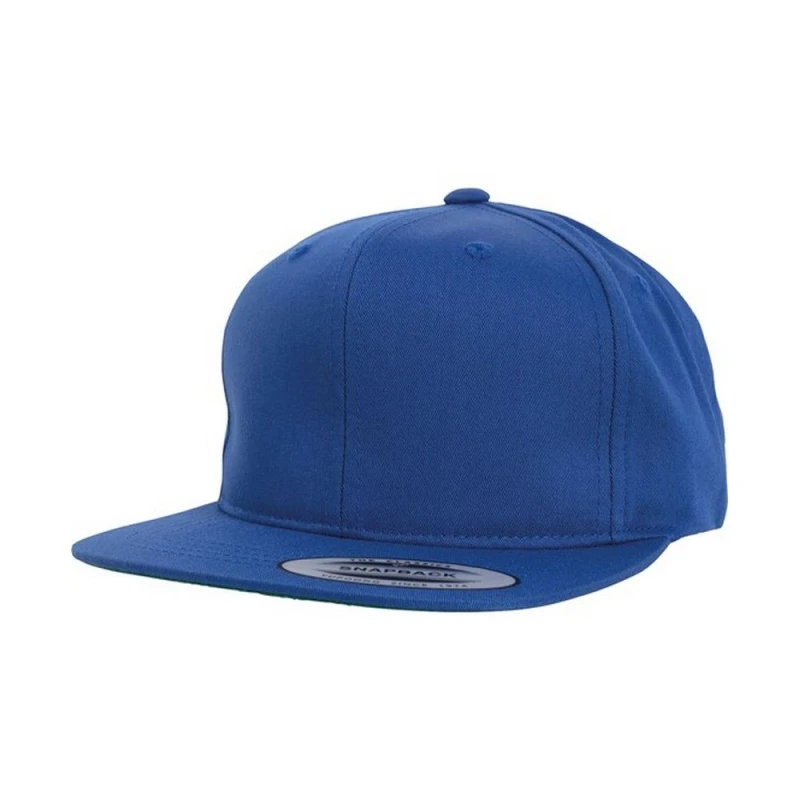 Image of Flexfit Pro-style Twill Snapback Cap in Blue Blue Unisex One Size