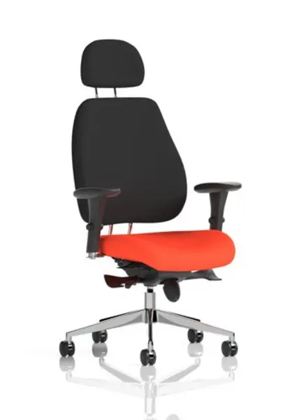 Image of Dynamic Office Solutions Napa Broad Arm 85cm Wide Armchair in Cristina Marrone Ultima Faux Leather with Socket NSS05656