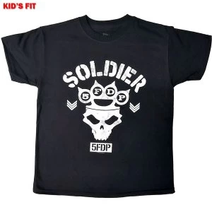 Image of Five Finger Death Punch - Soldier Kids 11 - 12 Years T-Shirt - Black