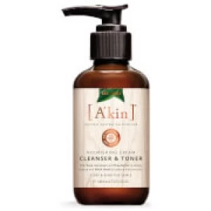 Image of Akin Nourishing Cream Cleanser & Toner 140ml