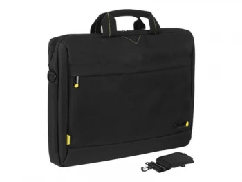 image of Tech Air 1202 Toploading Modern Classic Laptop Bag for 15 - 15.6-Inch Laptops Black