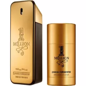 image of Paco Rabanne 1 Million Gift Set 100ml Eau de Toilette + 75ml Deodorant