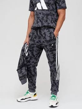 Image of adidas Future Icon Camo Pant - Grey/Black, Grey/Black, Size XL, Men