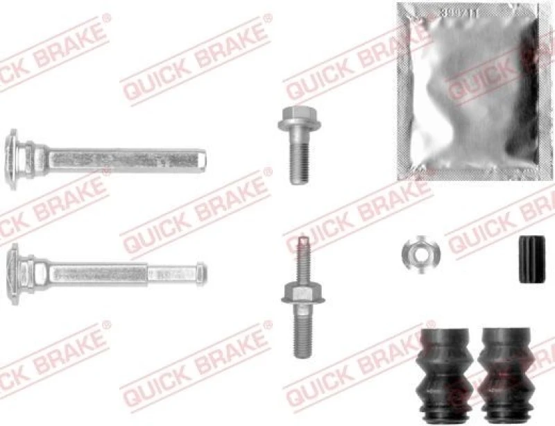 Image of QUICK BRAKE Guide sleeve kit, brake caliper QUICK BRAKE 113-1414X
