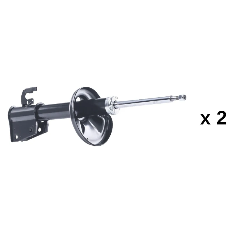 Image of RIDEX 854S21218 Shock absorber Gas Pressure, Twin-Tube, Suspension Strut, Bottom Clamp Shock Absorber (854)