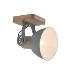 Image of Gearwood Single Spotlight Industrial, Wood Blank