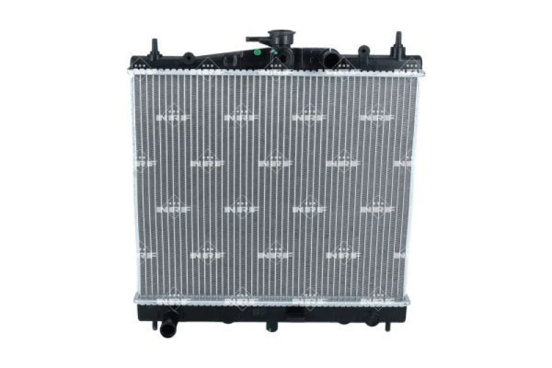 Image of NRF 53476 Engine radiator EASY FIT Brazed cooling fins, Aluminium, with gaskets/seals Aluminium Radiator,engine cooling (470)