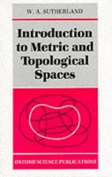 Image of Introduction to Metric and Topological Space by W. a Sutherland Paperback