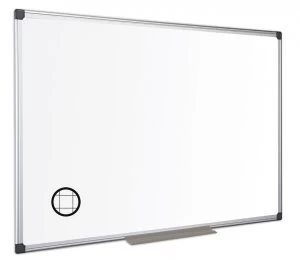 Image of Bi-Office Maya Gridded Dry Wipe Dbl Side WTbrd 120x120cm