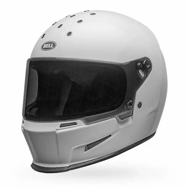 image of Bell Eliminator White Full Face Helmet Size L