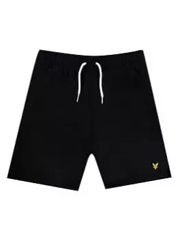 Image of Lyle & Scott Boys Swimshorts - Black, Size Age: 10-11 Years