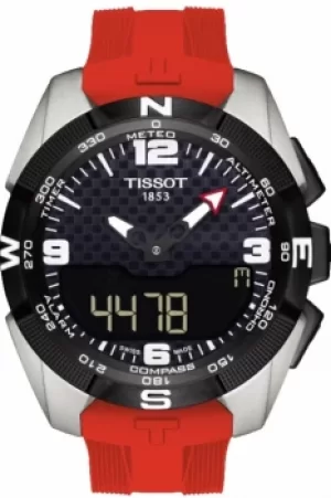 Mens Tissot T-Touch Expert Solar Titanium Alarm Chronograph Solar Powered Watch T0914204705700