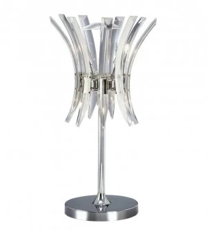 Table Lamp 4 Light Polished Chrome