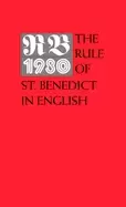 Image of rb 1980 the rule of st benedict in english