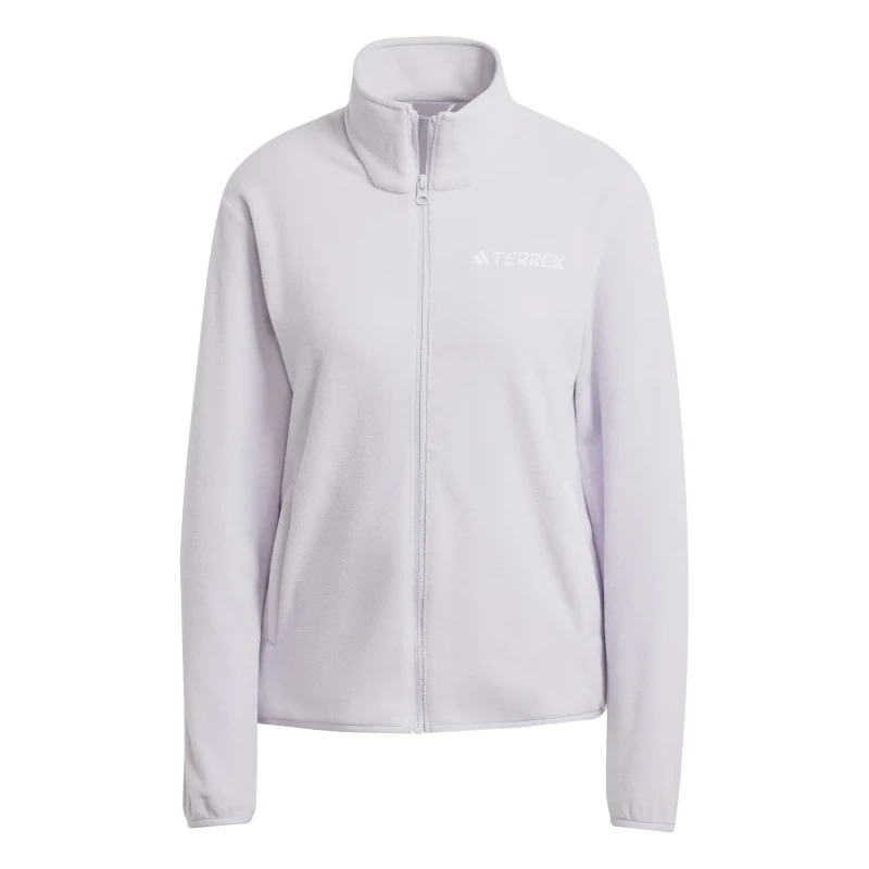 Image of Womens zipped fleece adidas Terrex Multi Essentials Rose Female XS