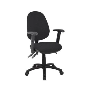 Image of Dams Vantage Three-Lever Armchair - Black