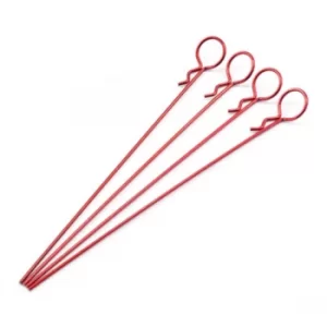 Image of Fastrax Small Metallic Red Long Body Pin 1/10Th (4)