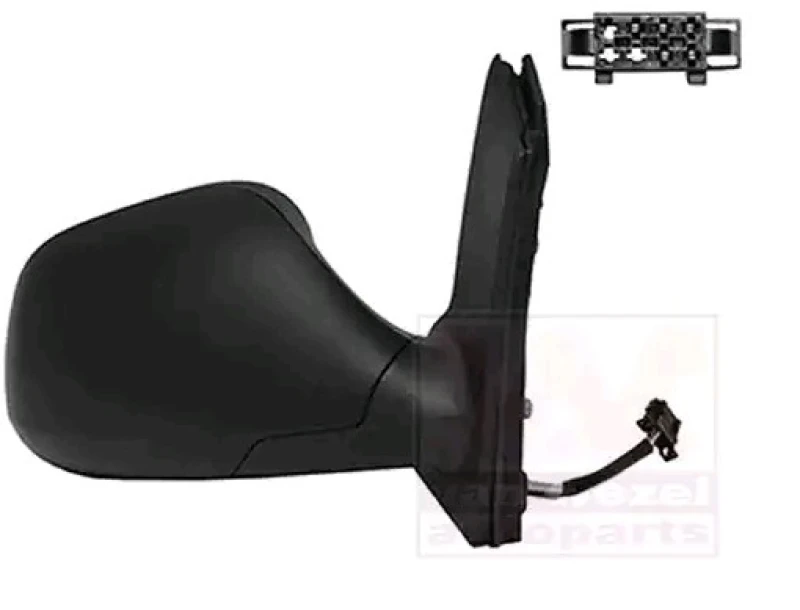 Image of VAN WEZEL 4942808 Wing mirror * HAGUS * Right, black, Heatable, Rough Outside Mirror (50)