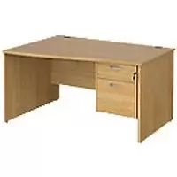 Image of Dams International Wave Desk MP14WLP2O 1,400 x 725 x 800 - 990 mm