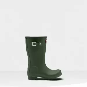 Image of Hunter Original Big Kids Wellington Boots - Hunter Green - UK 13 Kids